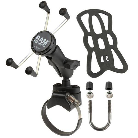 Duży uchwyt na telefon RAM® X-Grip® z podstawą szyny ATV/UTV