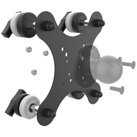 RAM® Tough-Mag™ 48MM 4-punktowa obrotowa magnetyczna podstawa montażowa