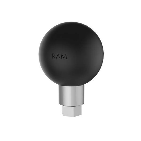 Adapter kulowy RAM® z otworem gwintowanym 1/4" - 20" i słupkiem sześciokątnym - rozmiar C