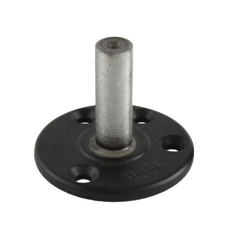 RAM® Large Round Plate ze słupkiem 1/2" NPT