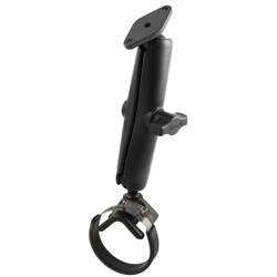 RAM® Double Ball Hose Clamp Kit 2" - 3" with Diamond Plate - Long