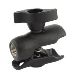 Ramię z pojedynczym gniazdem RAM® z metalowym pokrętłem i otworem gwintowanym 1/2" NPT