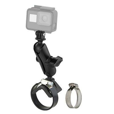 RAM® Strap Clamp Mount z uniwersalnym adapterem do kamery sportowej