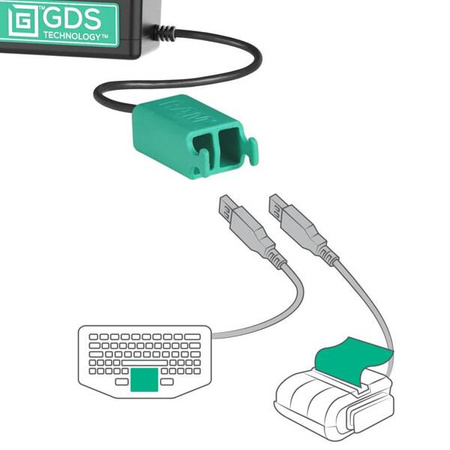 GDS® Tough-Dock™ + Dual USB-A dla Samsung Tab A9+