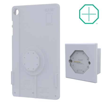 Zasilana stacja dokująca GDS® Uni-Conn™ z PoE (gniazda europejskie) - szara