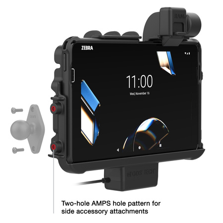 Locking RAM® Thin-Dock™ for Zebra ET401 & ET4x 10"