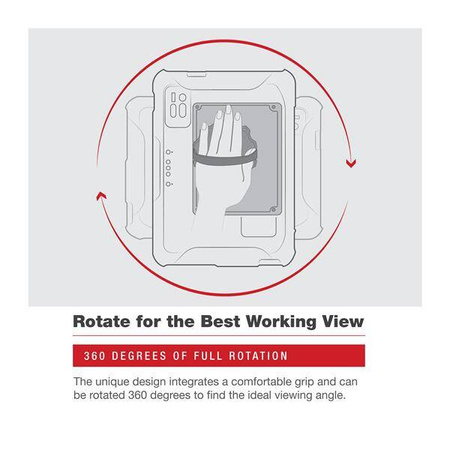 Akcesoria GDS® Roto-Mag™ 3 w 1 z uchwytem do Zebra ET8x