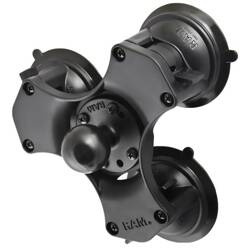 RAM® Twist-Lock™ Triple Suction Cup Ball Base - C Size