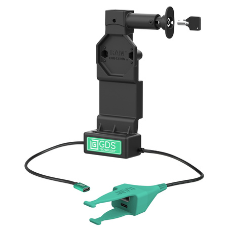 GDS® Uni-Conn™ Locking Dock + Dual USB-A & USB-C with Release Button