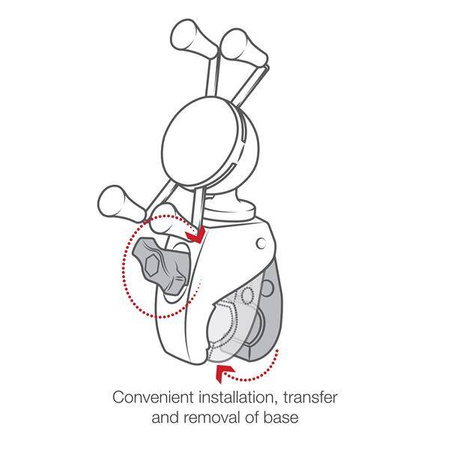 Uchwyt na telefon RAM® X-Grip® z RAM® Snap-Link™ Tough-Claw™