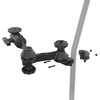 RAM® 90-Degree Dual Swing Arm Mount with Ball for Tough-Bar™