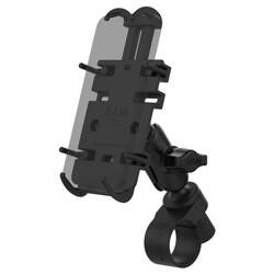 RAM® Quick-Grip™ Phone Mount with RAM® Tough-Strap™ Handlebar Base