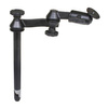 RAM® 12" Upper Pole with Double Swing Arms & Round Plate