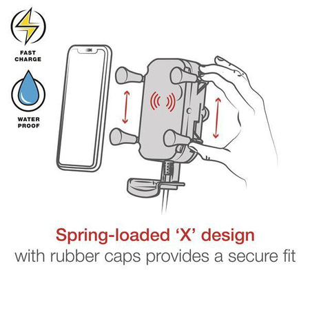 RAM® Tough-Charge™ 15W Wireless Charging Suction Cup Mount