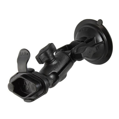 RAM® Twist-Lock™ Kompozytowy uchwyt z przyssawką z mechanizmem szybkiego zwalniania