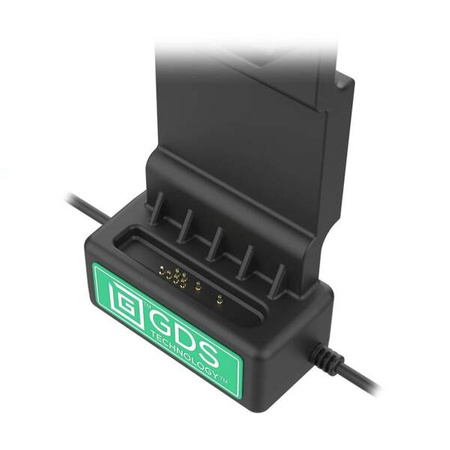 GDS® Uni-Conn™ Lewa blokowana stacja dokująca z zasilaniem z USB-A i RJ45 Data