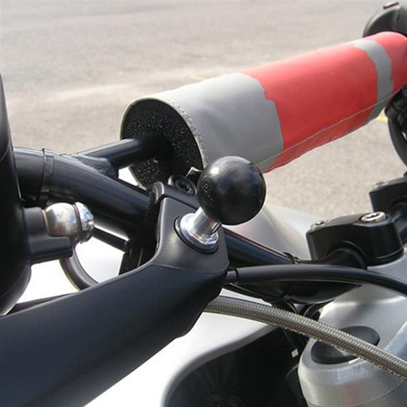 Adapter kulowy RAM® z trzpieniem gwintowanym 3/8"-16 i podkładką zabezpieczającą - rozmiar B