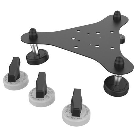 RAM® Tough-Mag™ 48MM 3-punktowa obrotowa magnetyczna podstawa montażowa