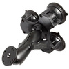 RAM® Twist-Lock™ Triple Suction Cup Mount with Round Plate