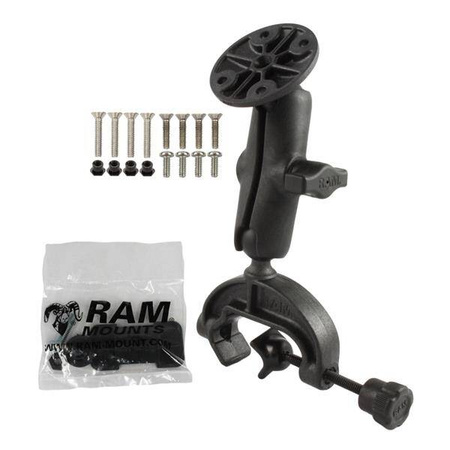 RAM® Composite Yoke Clamp Mount ze sprzętem montażowym Garmin