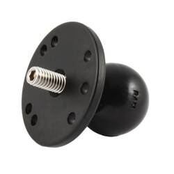 Adapter kulowy RAM® z okrągłą płytką i kołkiem gwintowanym 3/8"-16