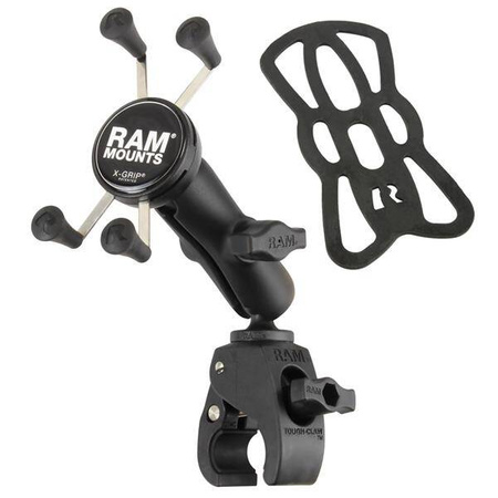 Uchwyt na telefon RAM® X-Grip® z małą podstawą zaciskową RAM® Tough-Claw™ - średni