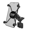 RAM® X-Grip® Duży uchwyt do telefonu z podstawą Torque™ na średnią szynę - krótkie ramię