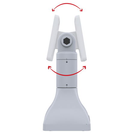 RAM® 7" uchwyt na cokół z 75 mm wzorem VESA - szary