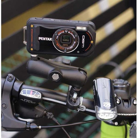 Podwójne mocowanie kulowe RAM® U-Bolt z trzpieniem gwintowanym 1/4"-20 - rozmiar B, średni