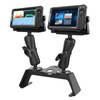 RAM® Fishfinder Deck Kit with Dual Marine Electronic Mount
