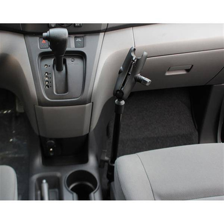 Uchwyt samochodowy RAM® Pod HD™ z aluminiowym prętem 12" i ramieniem z podwójnym gniazdem