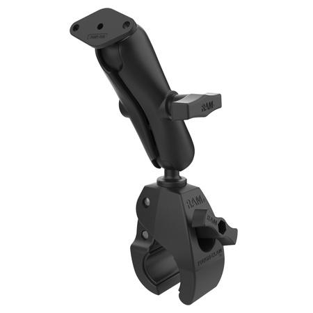 Uchwyt RAM® Tough-Claw™ Large Clamp Mount z adapterem Diamond Plate - średni