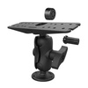 RAM® Pin-Lock™ Marine Electronic Mount with Gimbal Knob - D Size Short