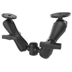 Adapter gwintowany RAM® 1/2" NPT z dwoma podwójnymi mocowaniami kulkowymi w rozmiarze C