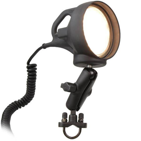 Uchwyt na kierownicę RAM® U-Bolt z reflektorem LED
