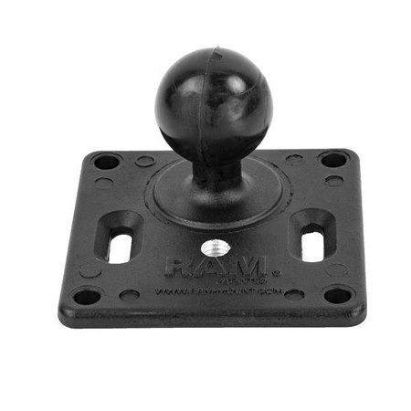 Płytka RAM® 75x75mm VESA z kulką i gwintowanym otworem 3/8"-16