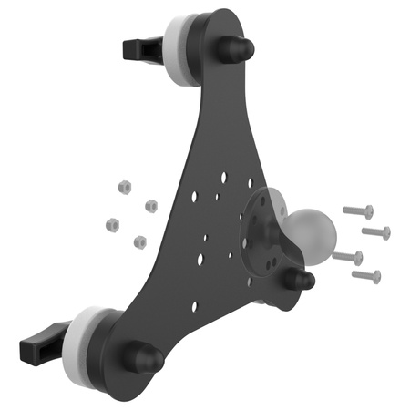 RAM® Tough-Mag™ 48MM 3-punktowa magnetyczna podstawa montażowa