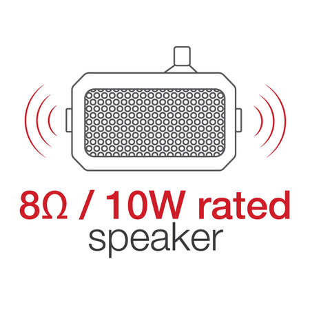 GDS® Audio™ Amplified Speaker with PTT Breakout Feature