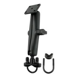 RAM® Kierownica U-Bolt Double Ball Mount z prostokątną płytką AMPS