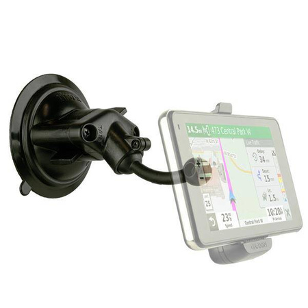 Uchwyt RAM® Twist-Lock™ z przyssawką i kulką 17 mm Garmin (Drive + More)