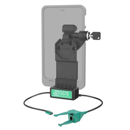 GDS® Uni-Conn™ prawostronnie blokowana stacja dokująca z USB-A i RJ45 Data