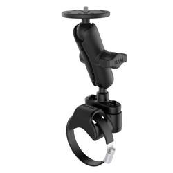 RAM® ATV/UTV Double Ball Mount Rail z okrągłą płytką i kołkiem 1/4"-20