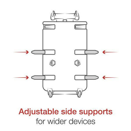 RAM® Quick-Grip™ Phone Mount with RAM® Tough-Strap™ Handlebar Base