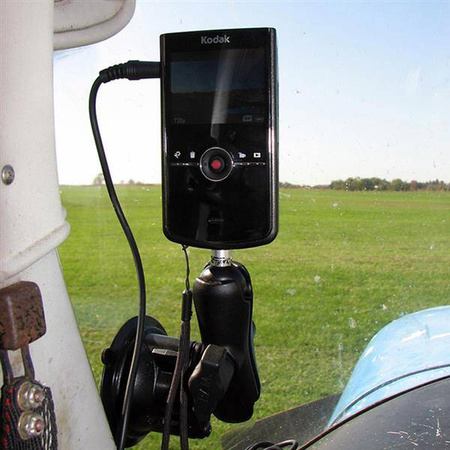 Uchwyt przyssawkowy RAM® Twist-Lock™ z trzpieniem gwintowanym 1/4"-20 - średni