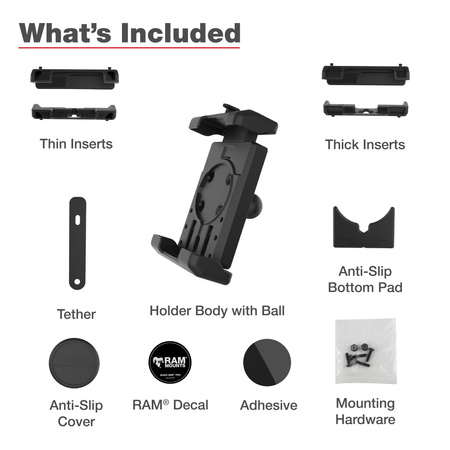 RAM® Quick-Grip™ Pro XL Phone Holder with Ball