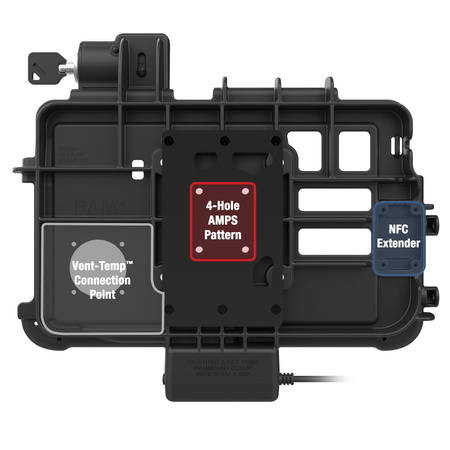 Locking RAM® Thin-Dock™ for Zebra ET401 & ET4x 10"