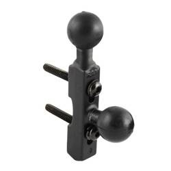 RAM® Motocyklowy zbiornik hamulca/sprzęgła z podwójną podstawą kulową