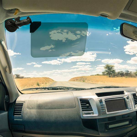 Uchwyt na przyssawkę RAM® Twist-Lock™ z obrotowym ramieniem i osłoną przeciwsłoneczną