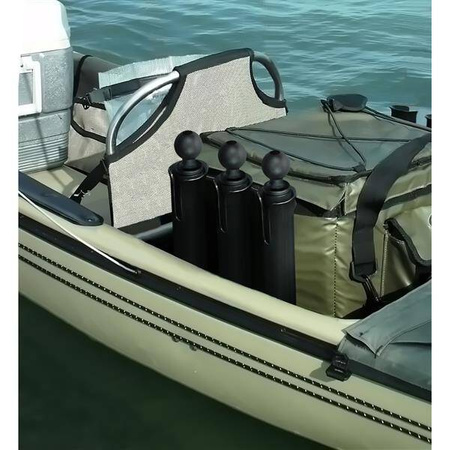 Podstawa kulowa RAM® z adapterem klina rury spłukującej - rozmiar C