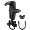Podwójne mocowanie kulowe RAM® Handlebar U-Bolt z otworem 9 mm - średnie